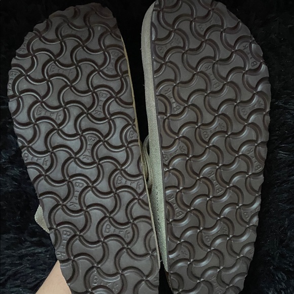 Birkenstock Women's Beige Suede Mules - Picture 4 of 4